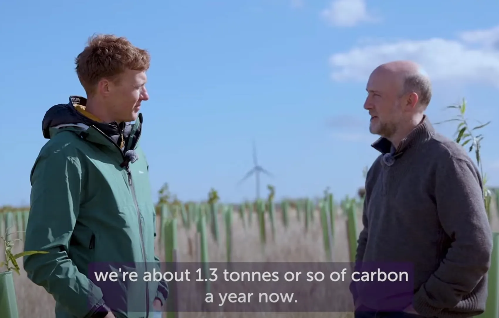 Edward Twiddy discussing the new investment into Northumber Woodland