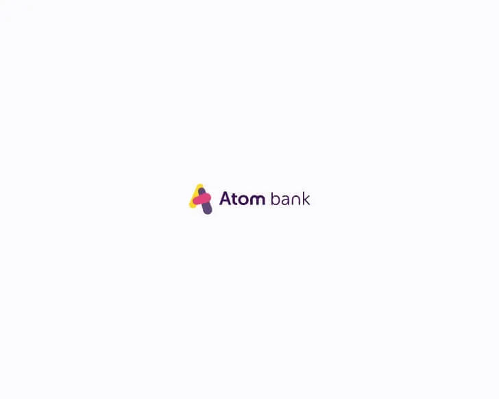 A tiny version of the Atom logo that's illegible