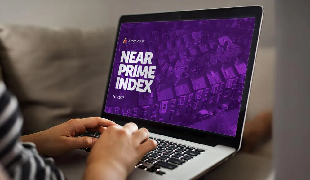 A person on their laptop displaying the near prime index