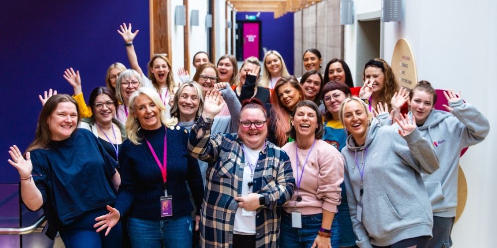 A photo of the women who work at Atom bank