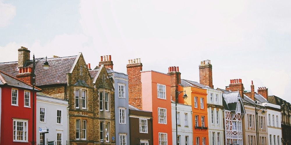 Rooftops of houses