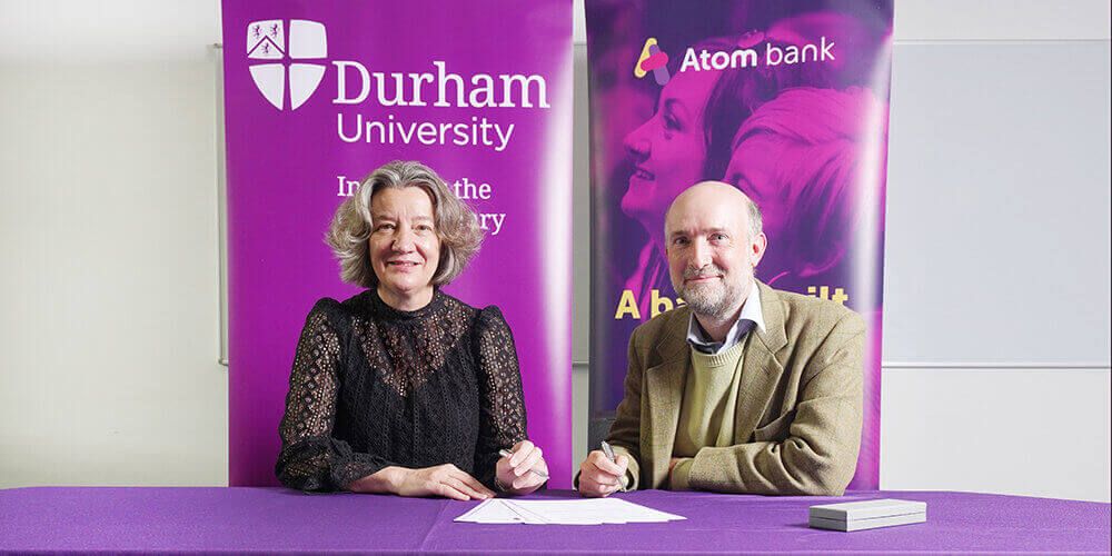 people signing agreement durham uni ed twiddy