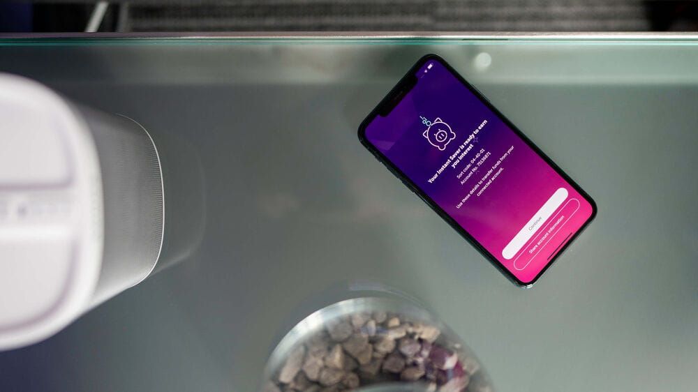instant saver on table