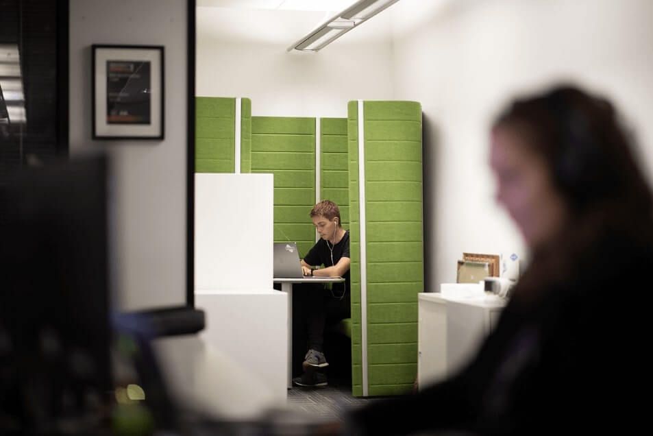 Man sitting in the office